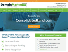 Tablet Screenshot of consolidatedland.com